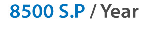 8500 S.P / Year